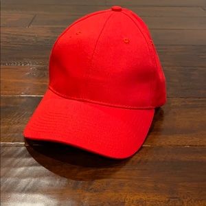 Red baseball cap